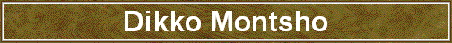 Dikko Montsho